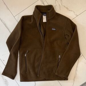 Patagonia Boys Brown Fleece Synchilla Jacket